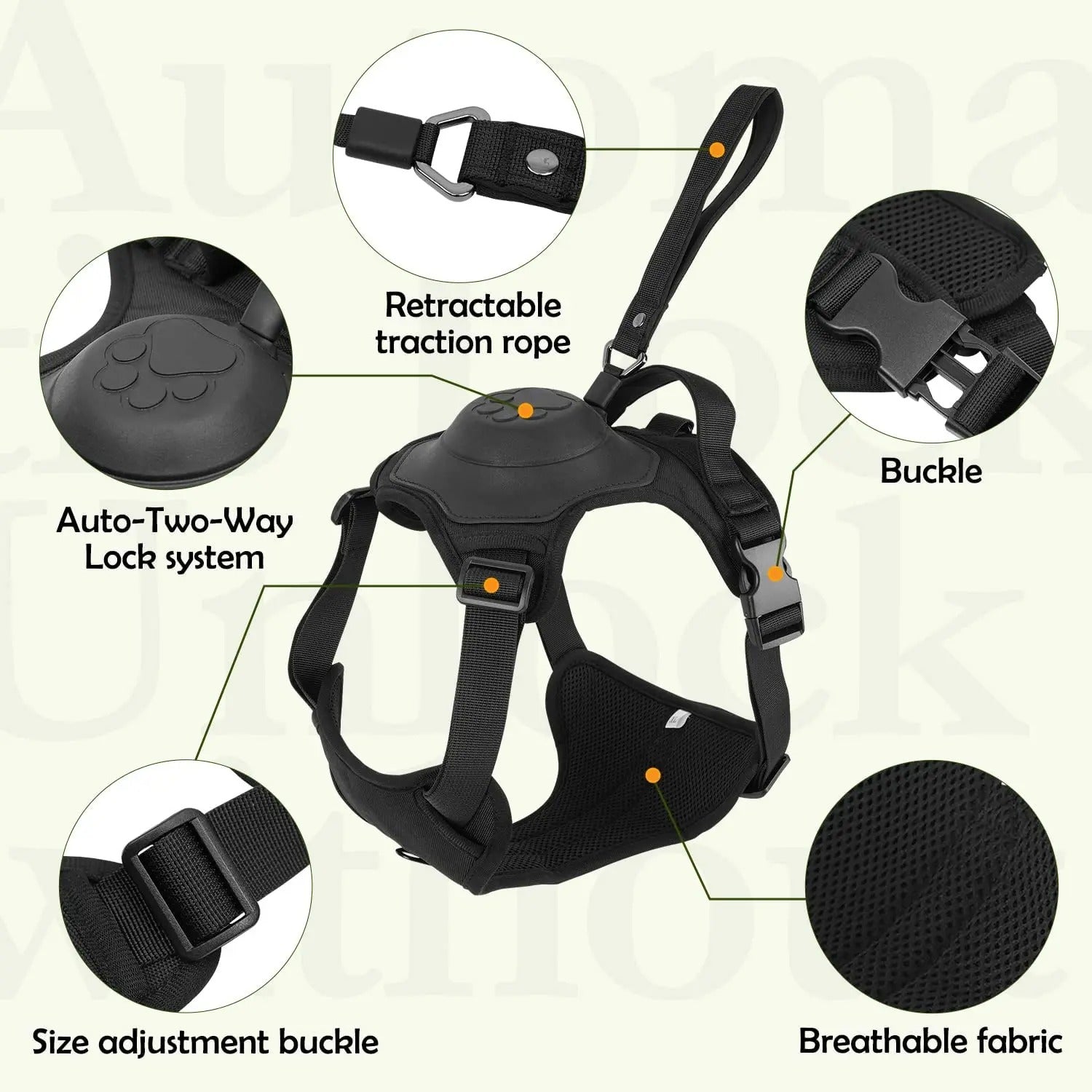 2 in 1 Dog Harness Set