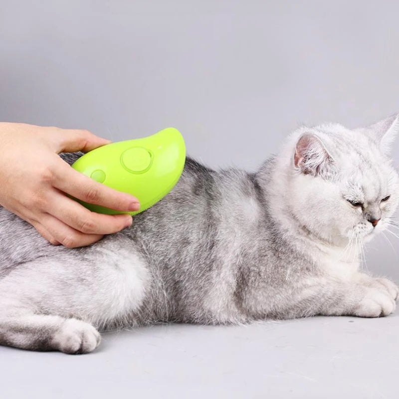 Purrfect clean silikon cat brush